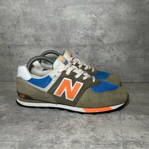 New Balance Women's Blue and Orange Sneakers